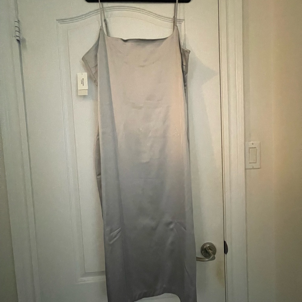 Abercrombie & Fitch satin midi dress - Picture 2 of 4